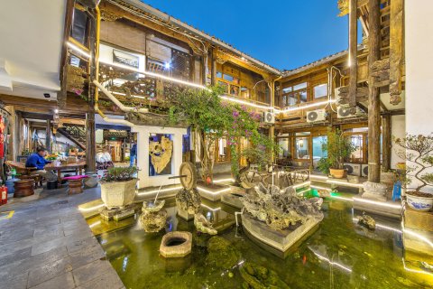 丽江古城百年老店四方客栈