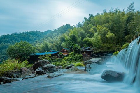 柿子红了·老柿林丹湫谷民宿(余姚四明山店)