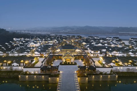 蓝城桃花源温泉合院